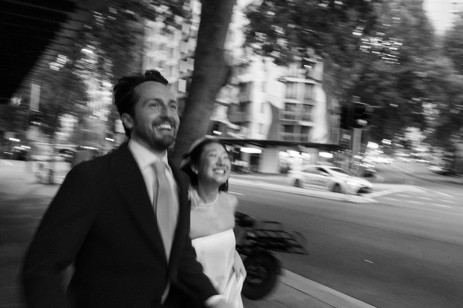 Natural wedding portrait outdoors in Sydney